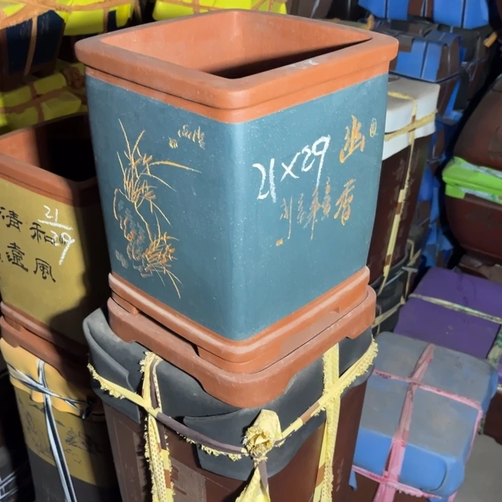 紫砂花盆紫砂花盆