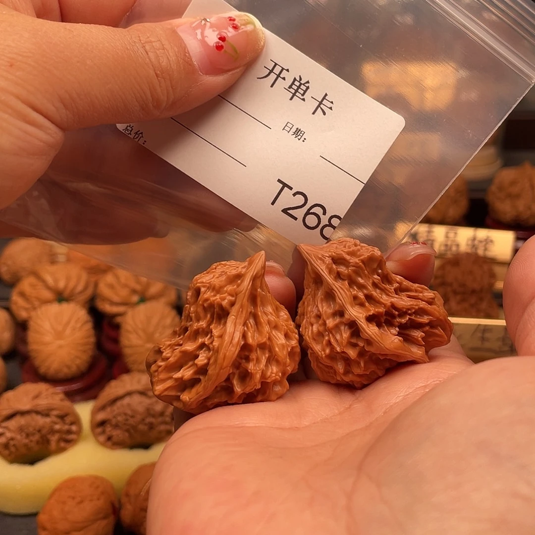 干***学把件文玩核桃小鸟