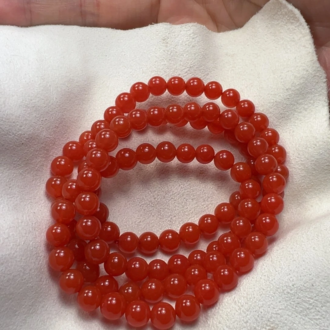 未镶嵌手串南红玛瑙