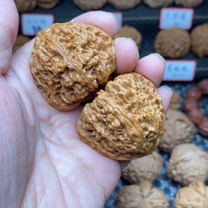 把件文玩核桃三角疆41