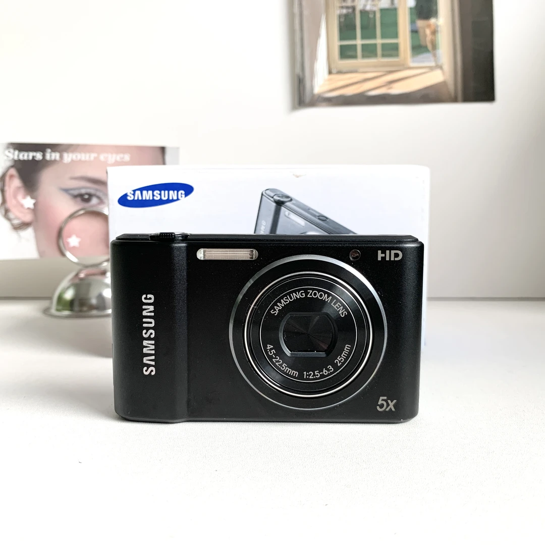 95新 Samsung/三星 st66黑色 带原盒 1610万像素5倍变焦 光感亮白