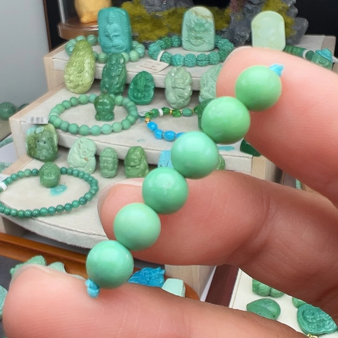 绿松石未镶嵌主播万珍