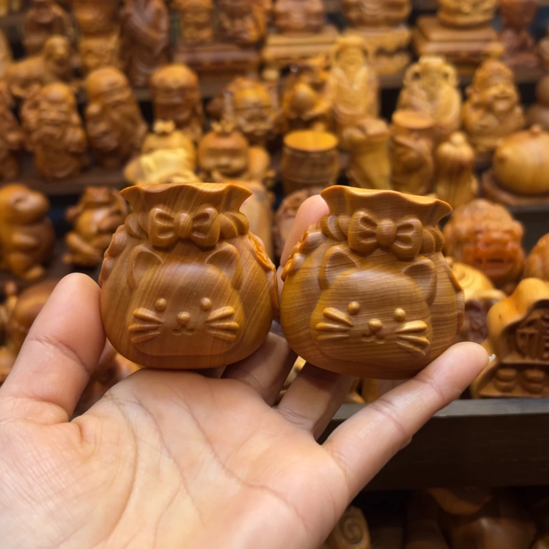 柏木（崖柏）静*陈化料手把件