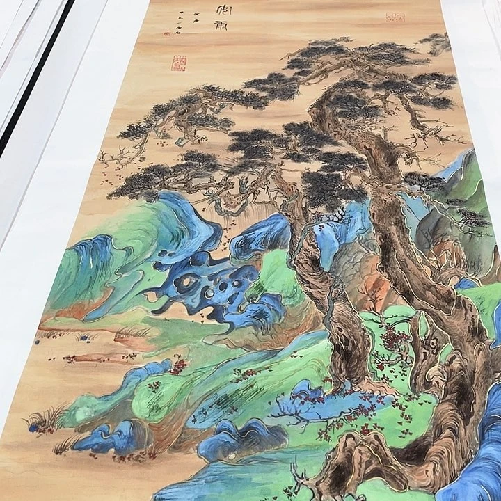 国画书画描金拓染金石传拓手写