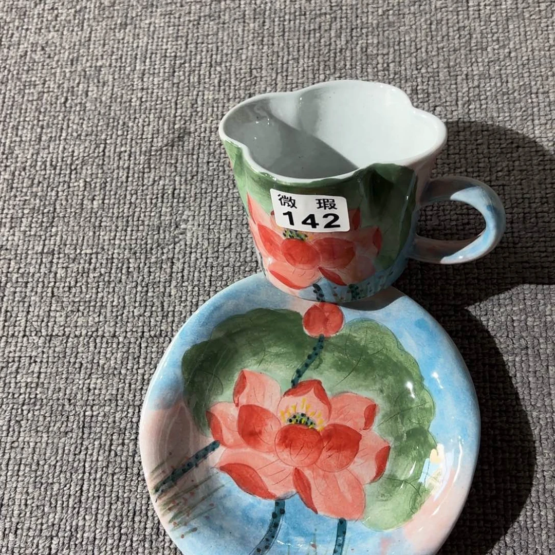 景德镇手绘高温釉下彩陶瓷茶具