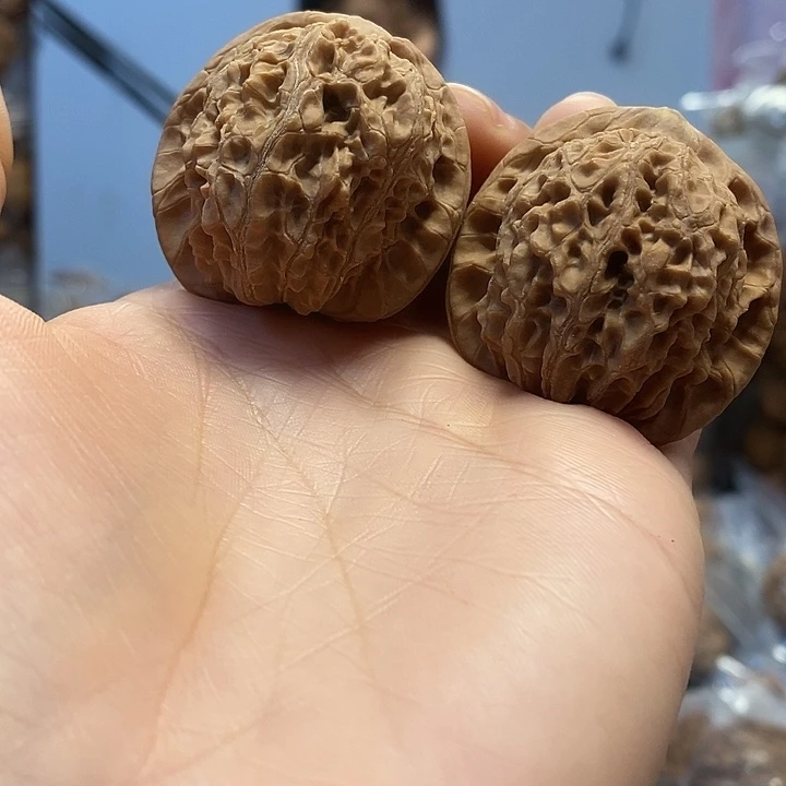 文玩核桃把件38血麒麟修尖