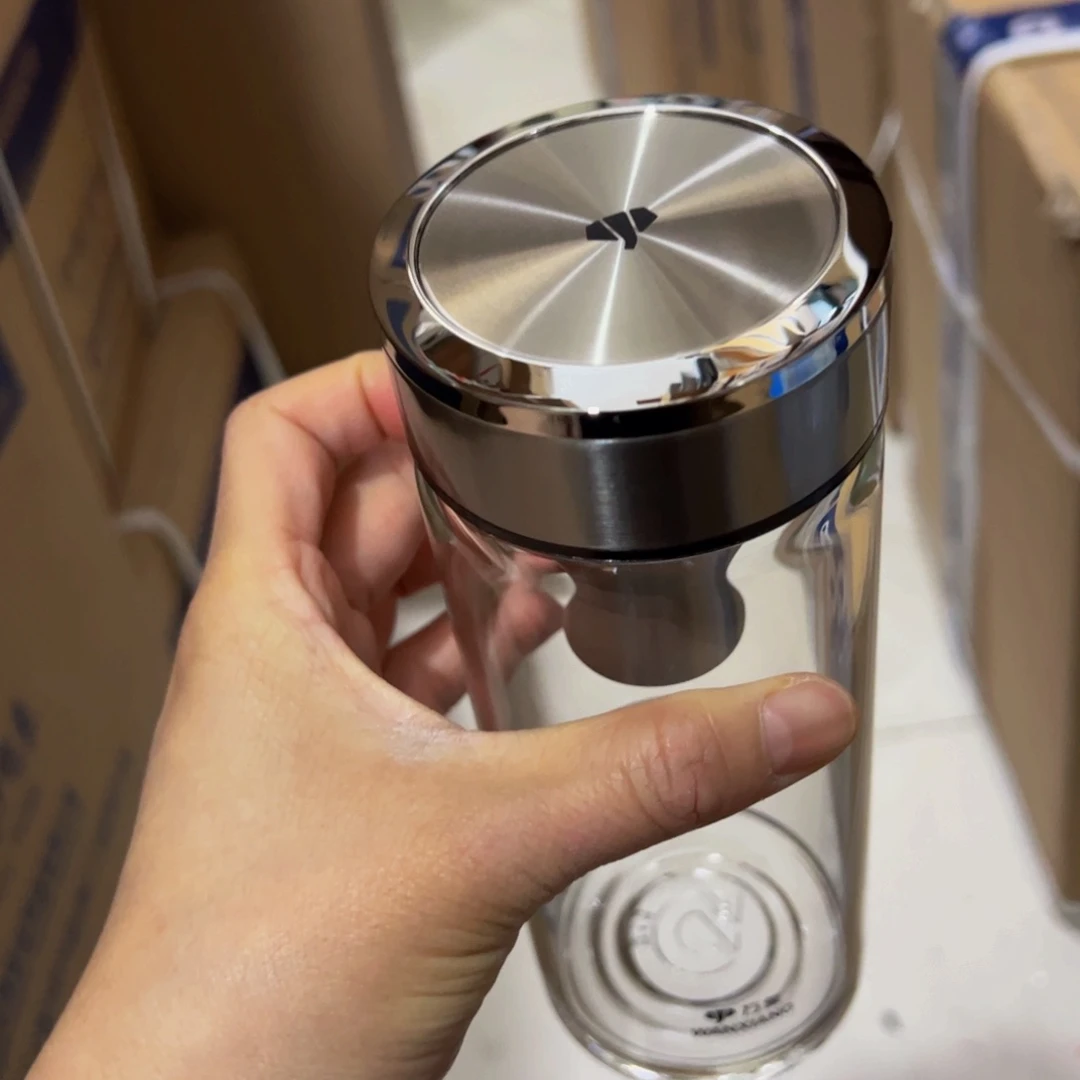 U48本色单层烫手玻璃杯470➕被套