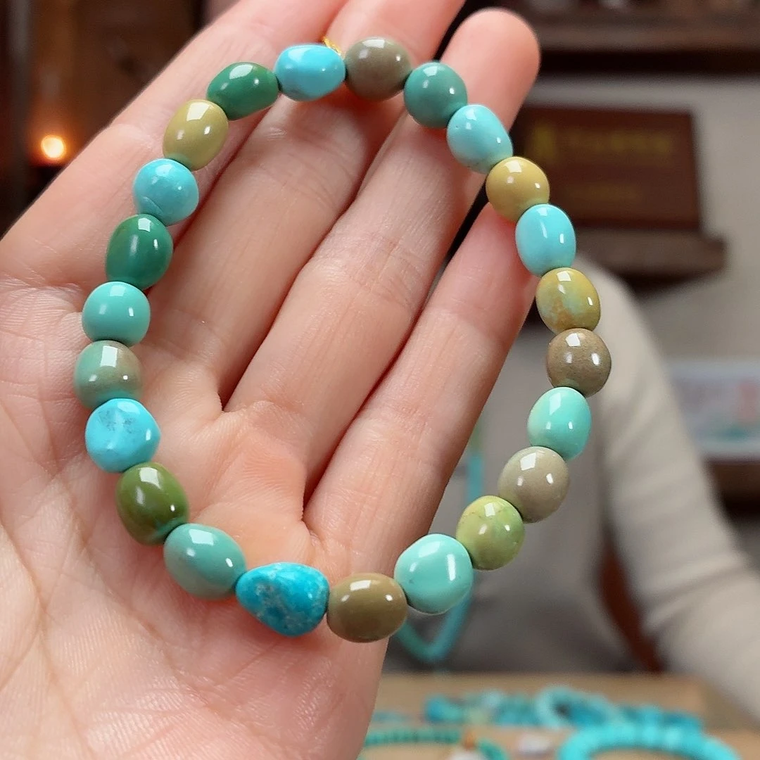 未镶嵌绿松石珠宝奇石