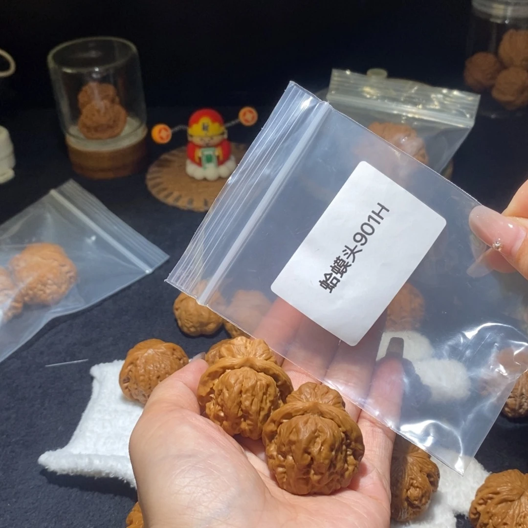 文玩核桃吊坠蛙蛙36
