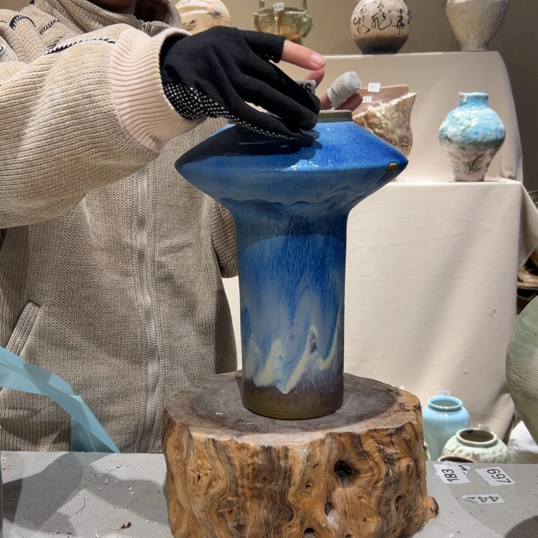 景德镇高温陶瓷816花瓶摆件花瓶摆件