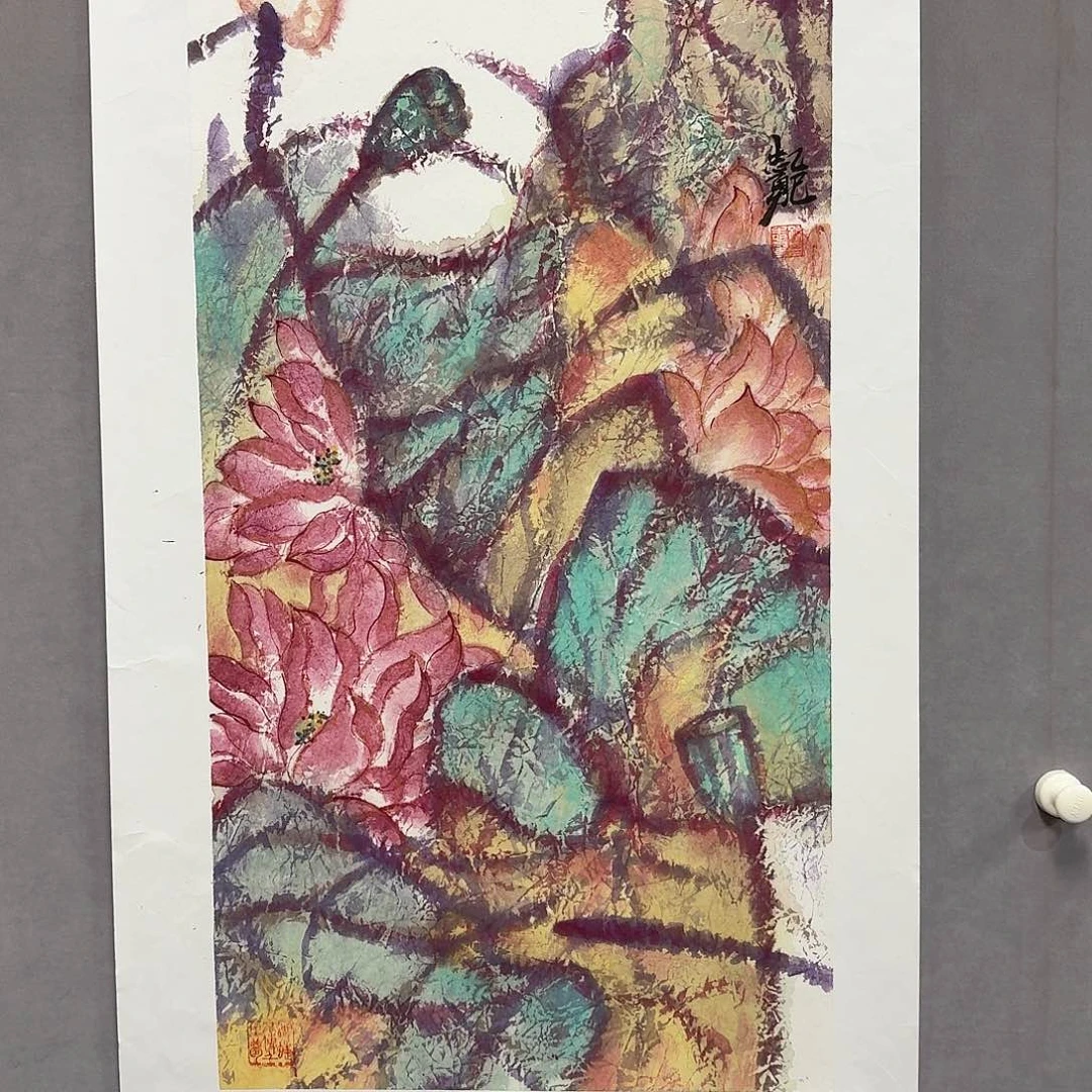国画亲笔手绘放心去藏