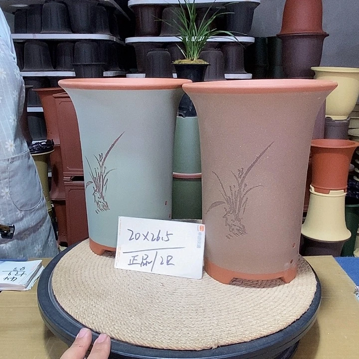 紫砂花盆紫砂花盆