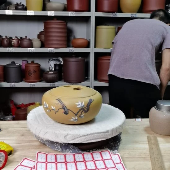 紫砂茶叶罐正品小罐牛鼻盖9809