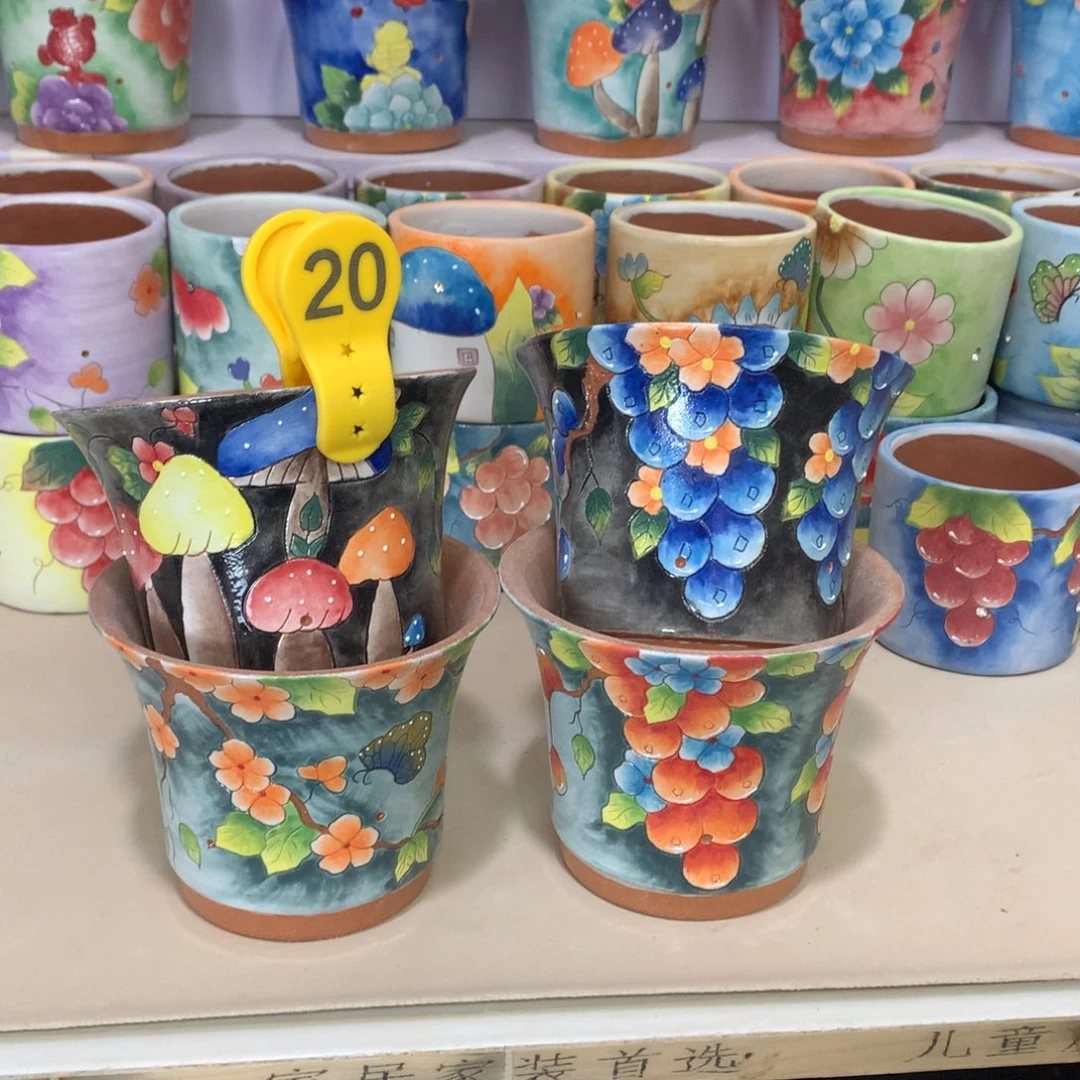 小*福利正品红陶花盆