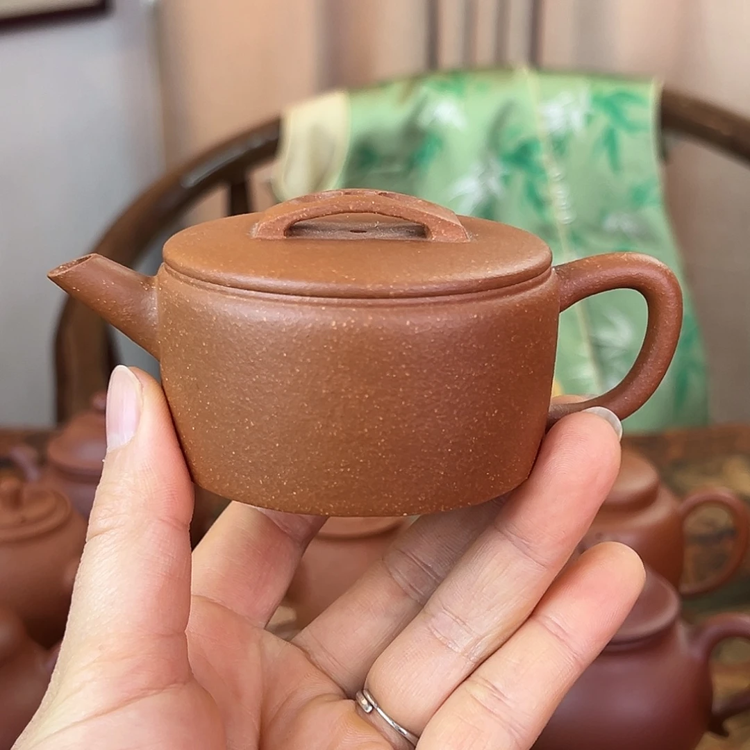 茶壶紫砂精品 汉瓦 红降坡泥 140