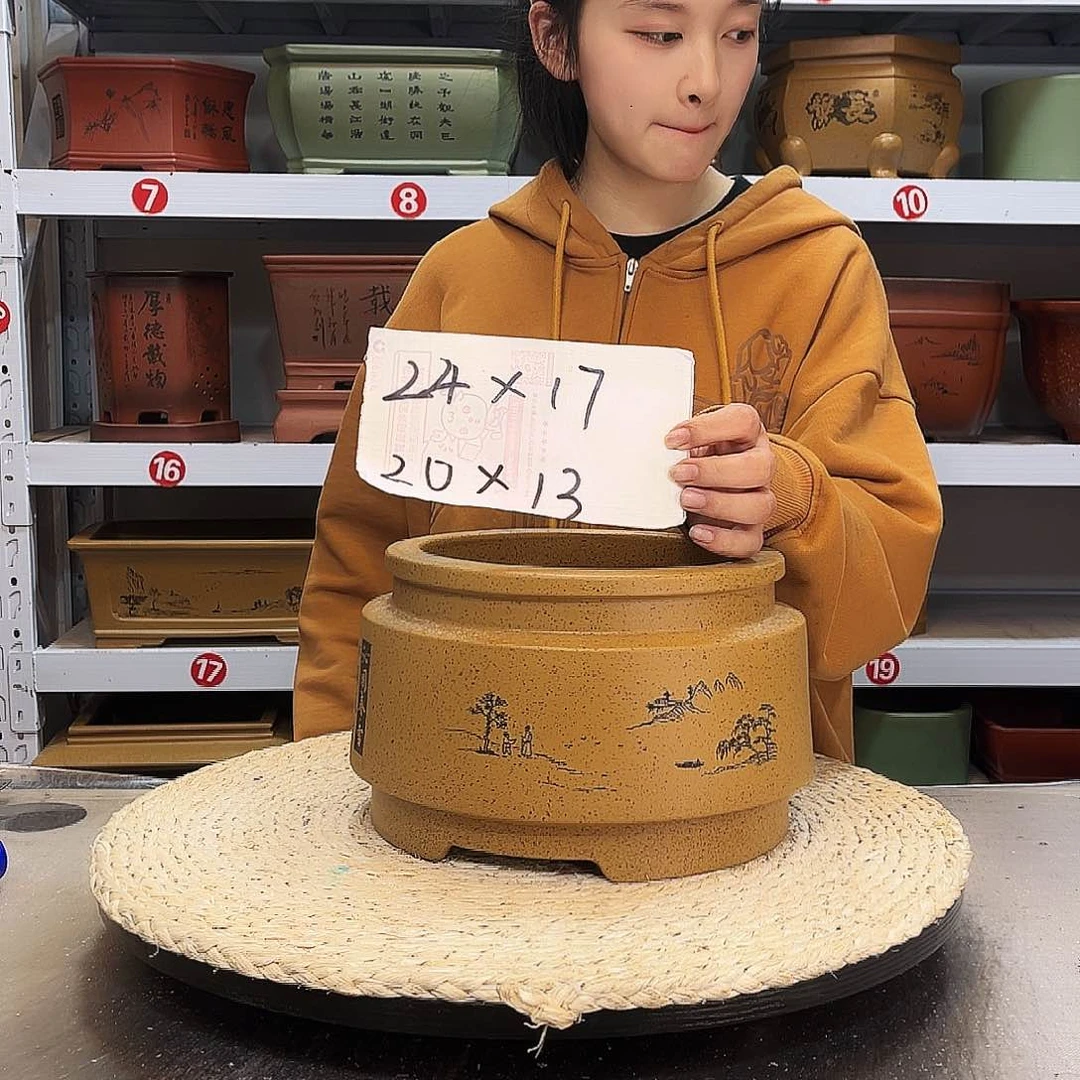 紫砂花盆紫砂花盆