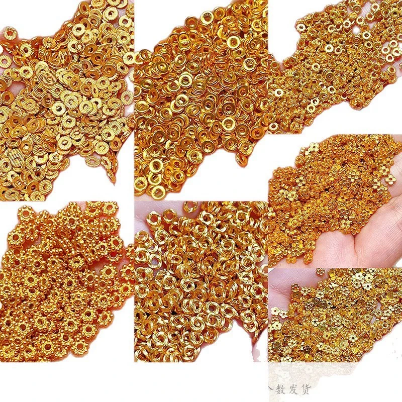 铜合金吊坠 金店同款铜合金镀24K金手链项链吊坠【专拍】