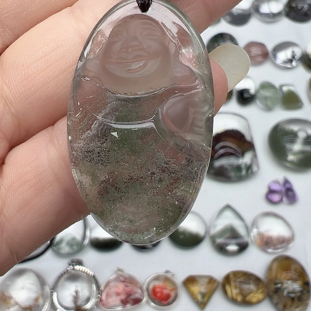 颈饰未镶嵌水晶天然水晶