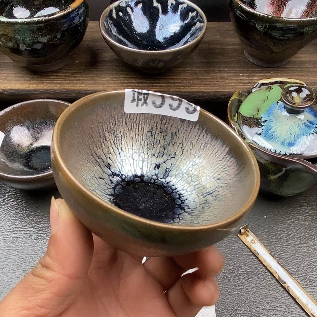 茶盏微瑕建盏主人杯子