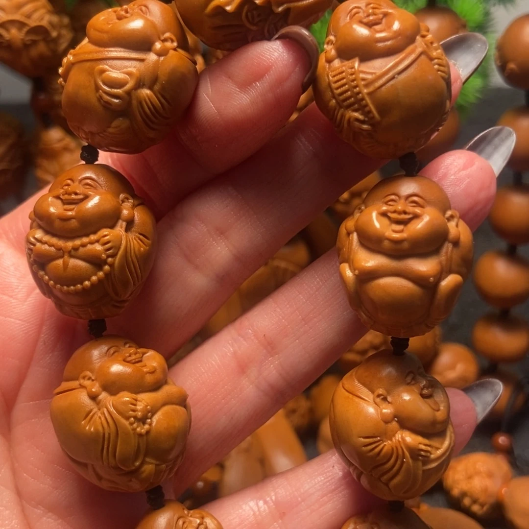 橄榄核吊坠八宝弥勒