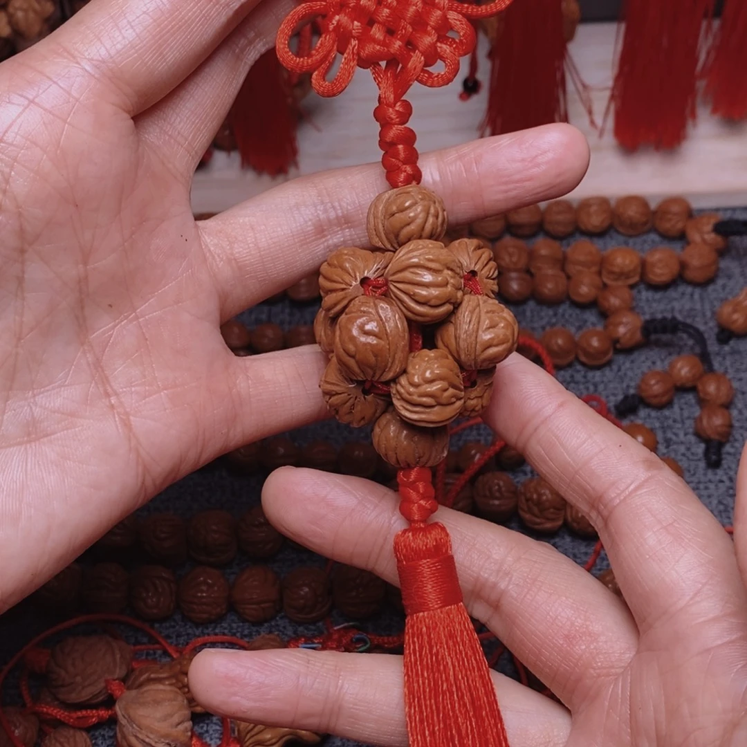 桃核吊坠桃枭挂件1