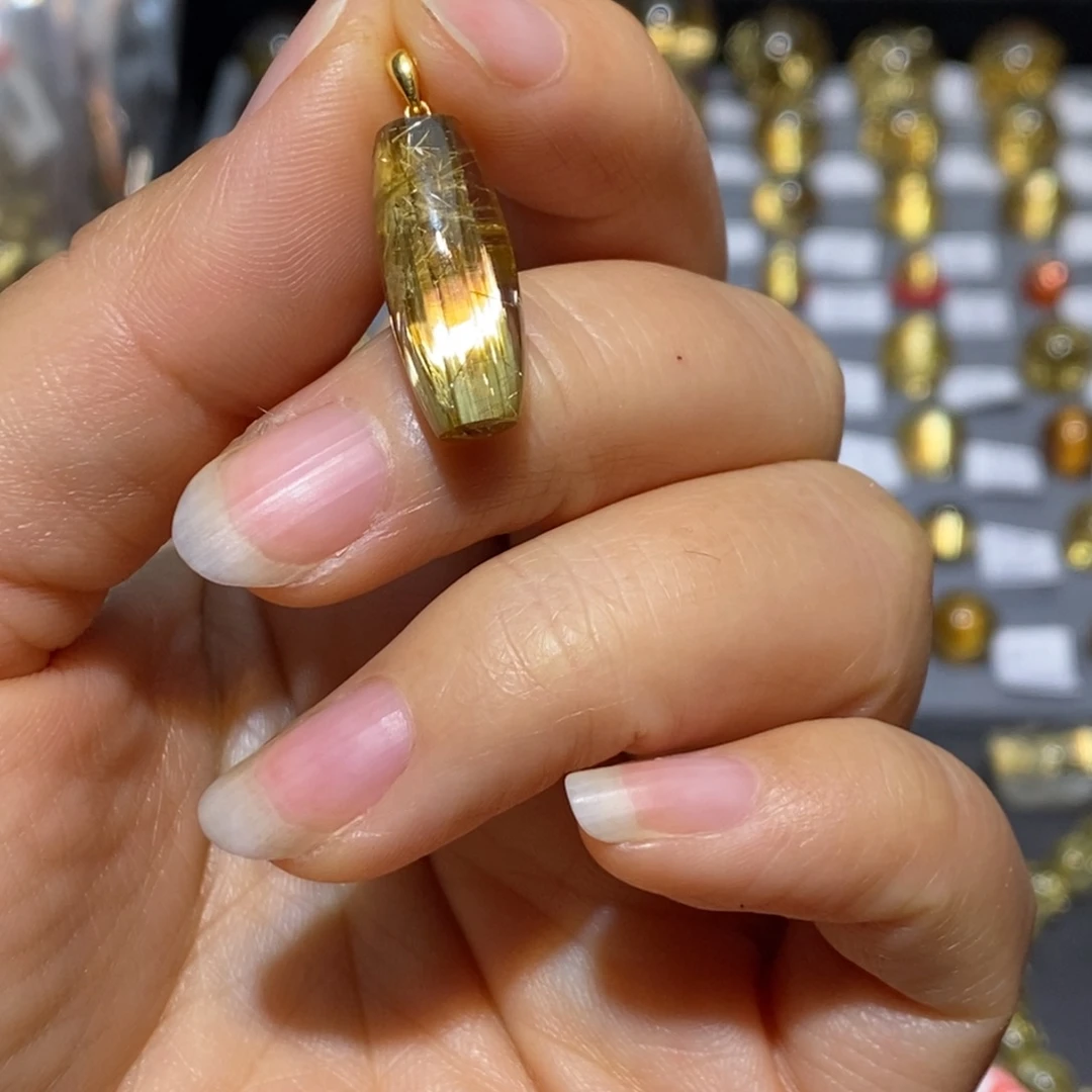 水晶未镶嵌手链吊坠