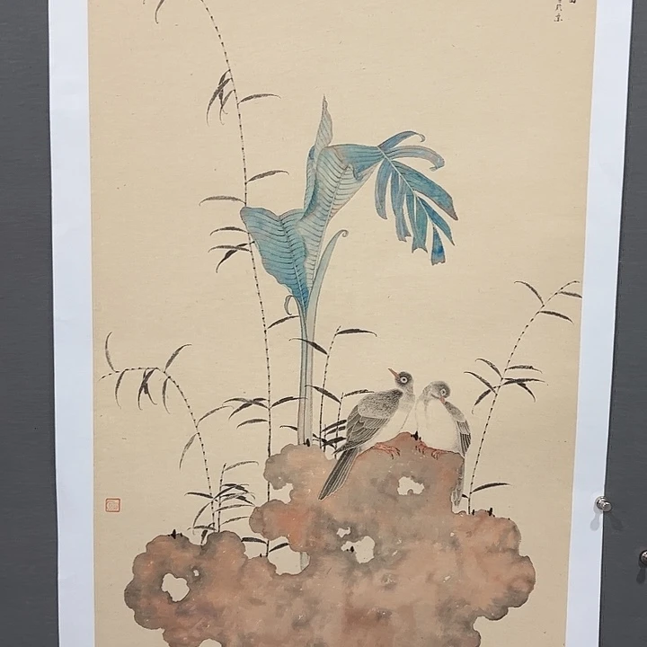心***8国画李炯老师花鸟画作品