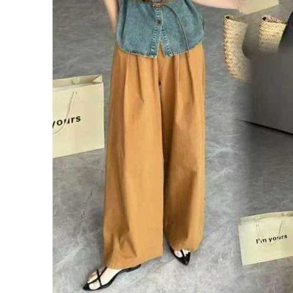 时尚宽松休闲直筒裤ZBK33622裤长97