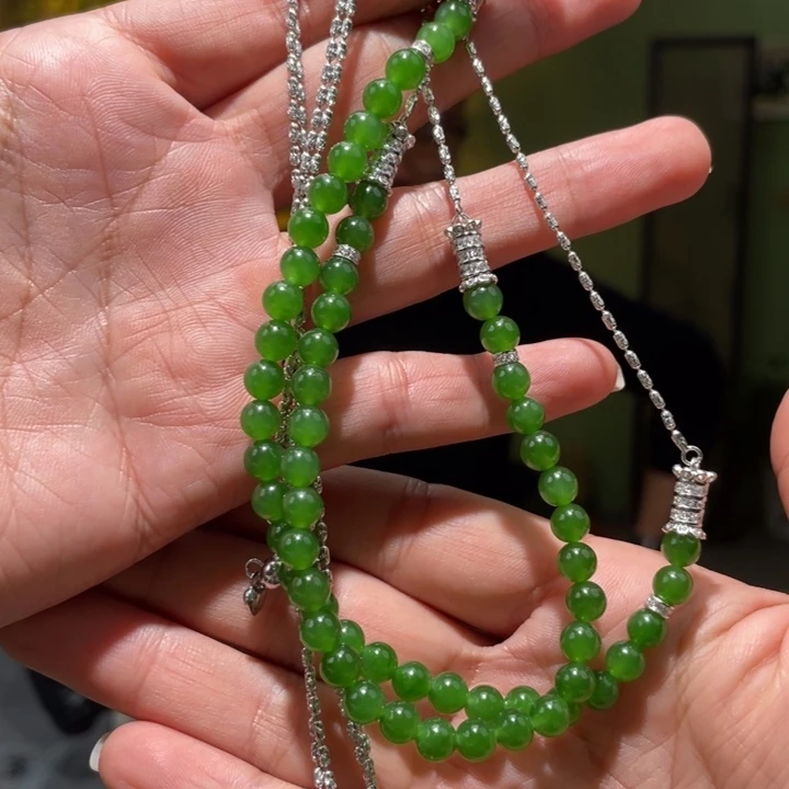 和田玉未镶嵌颈饰多样性发货，发其一