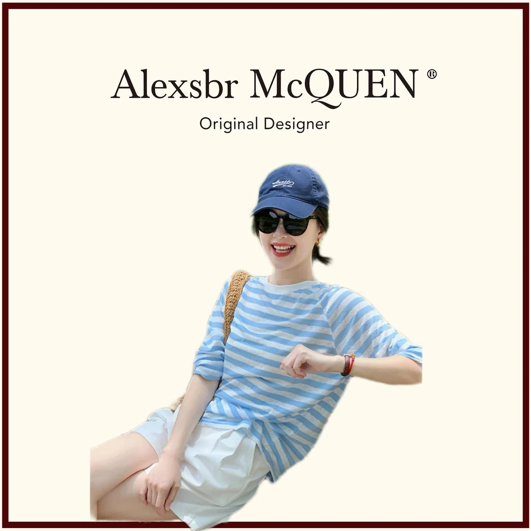 简约百搭休闲慵懒宽松插肩袖条纹长袖T恤女夏季薄款防晒罩衫上衣