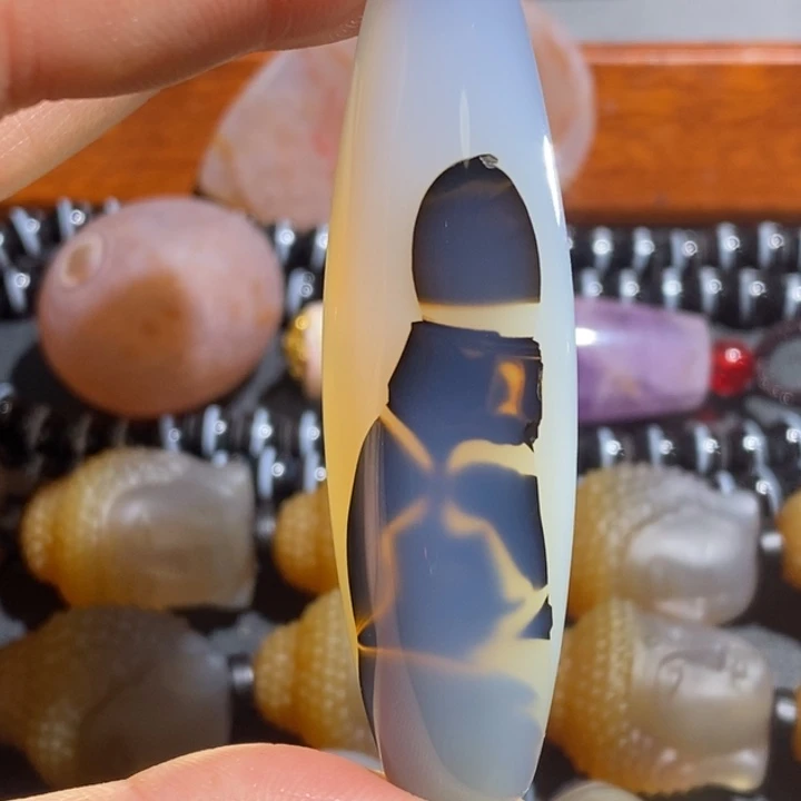 玛瑙/玉髓未镶嵌项链