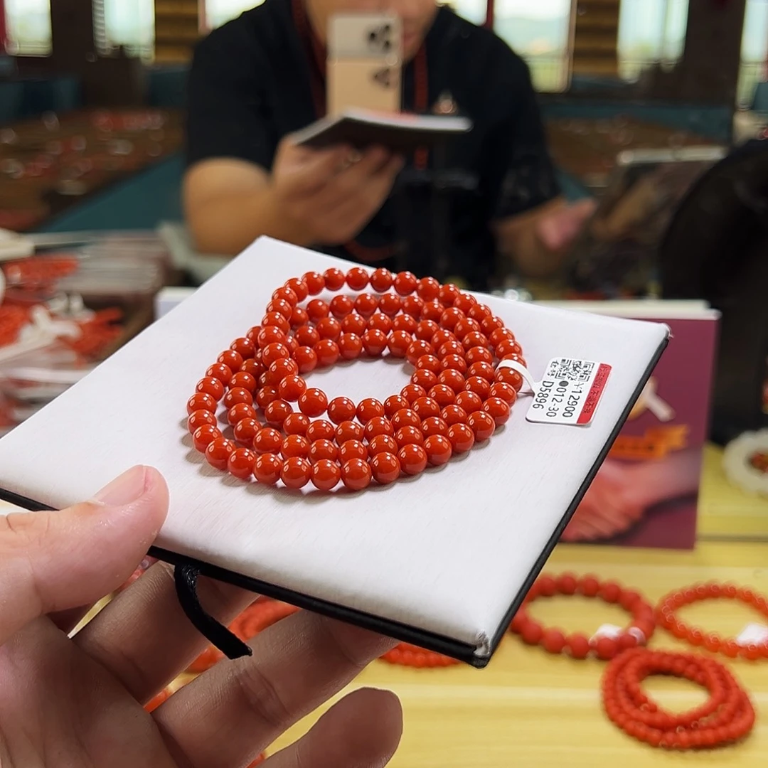 南红玛瑙未镶嵌手链