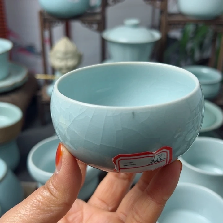 杯特**月白主人杯微瑕