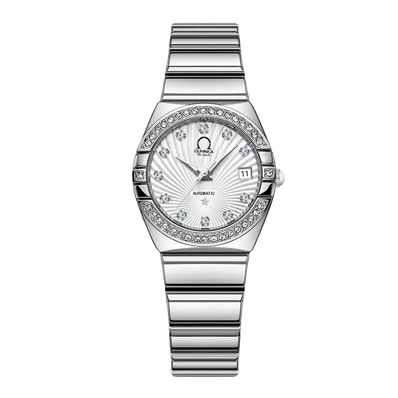 Candy Kathy【官方正版】2306-1白面 星座螺纹盘单历设计闲女士腕表