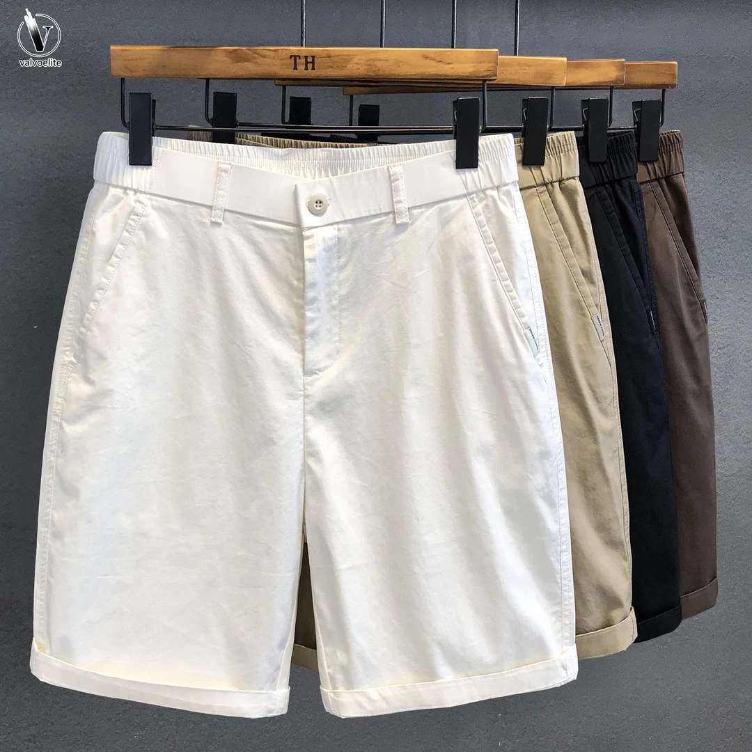 VALVOELITE冰感高品质极简工装短裤男士夏季薄款休闲裤宽松五分裤