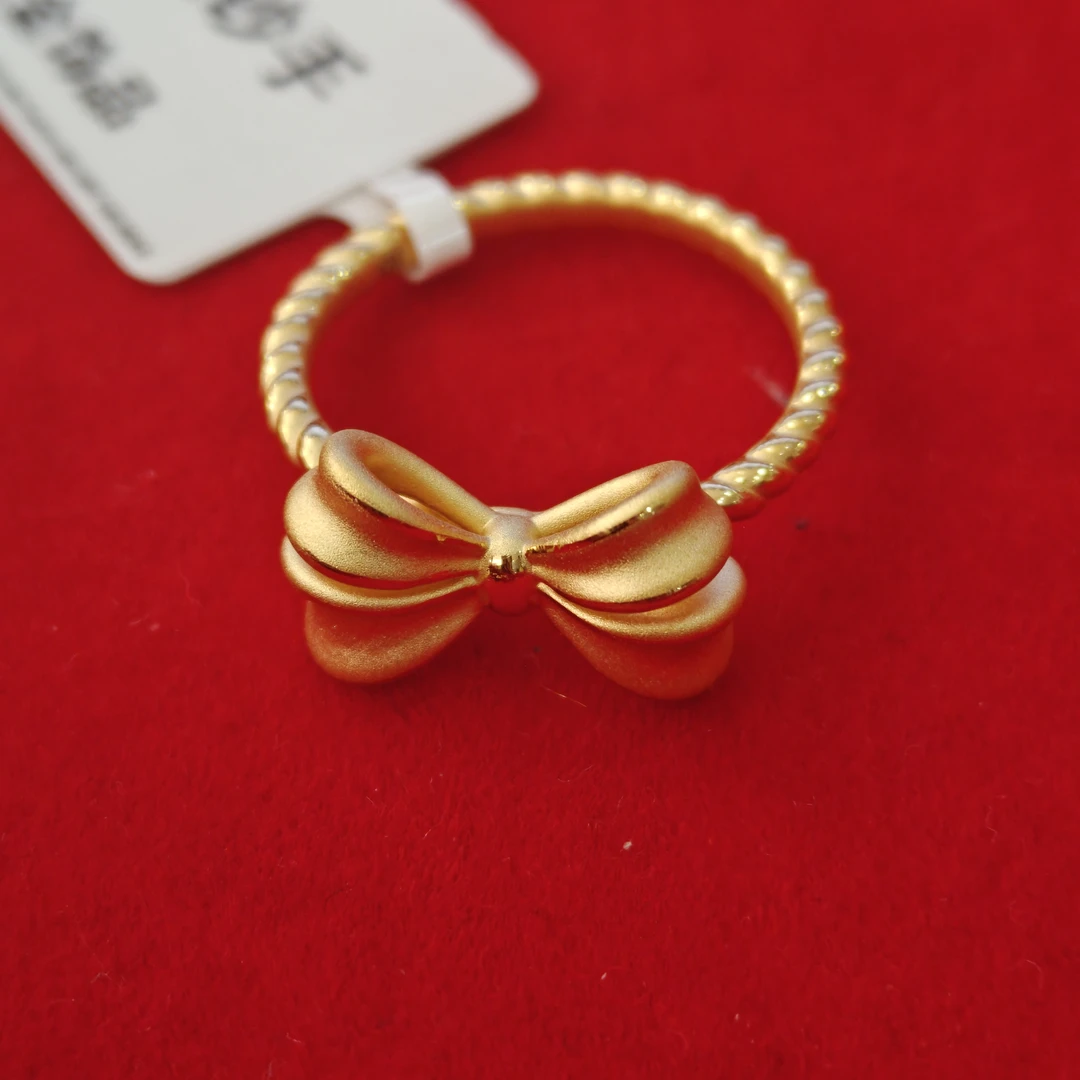 【木木专享】足金999投资金 蝴蝶结16# GP 1.14