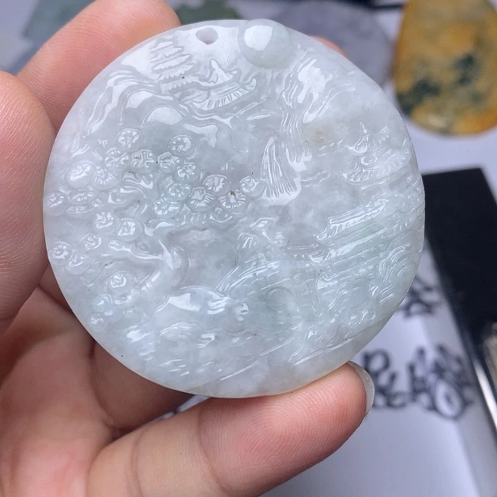 颈饰未镶嵌翡翠翡翠