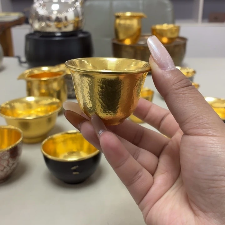 李小鹤铁里外包金铃铛杯35毫升