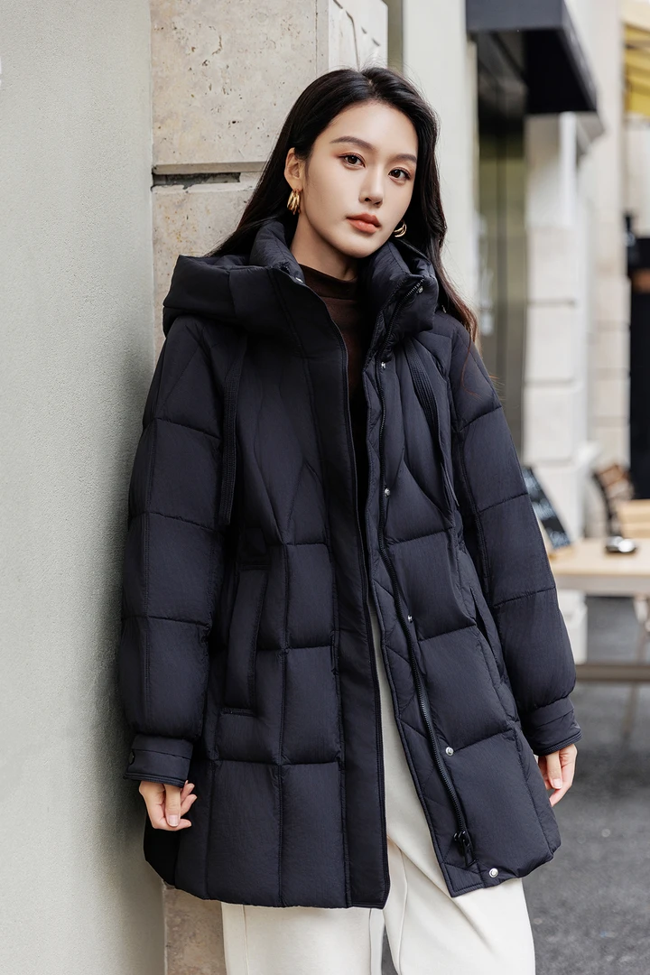 搭配日记E116新款时尚羽绒服