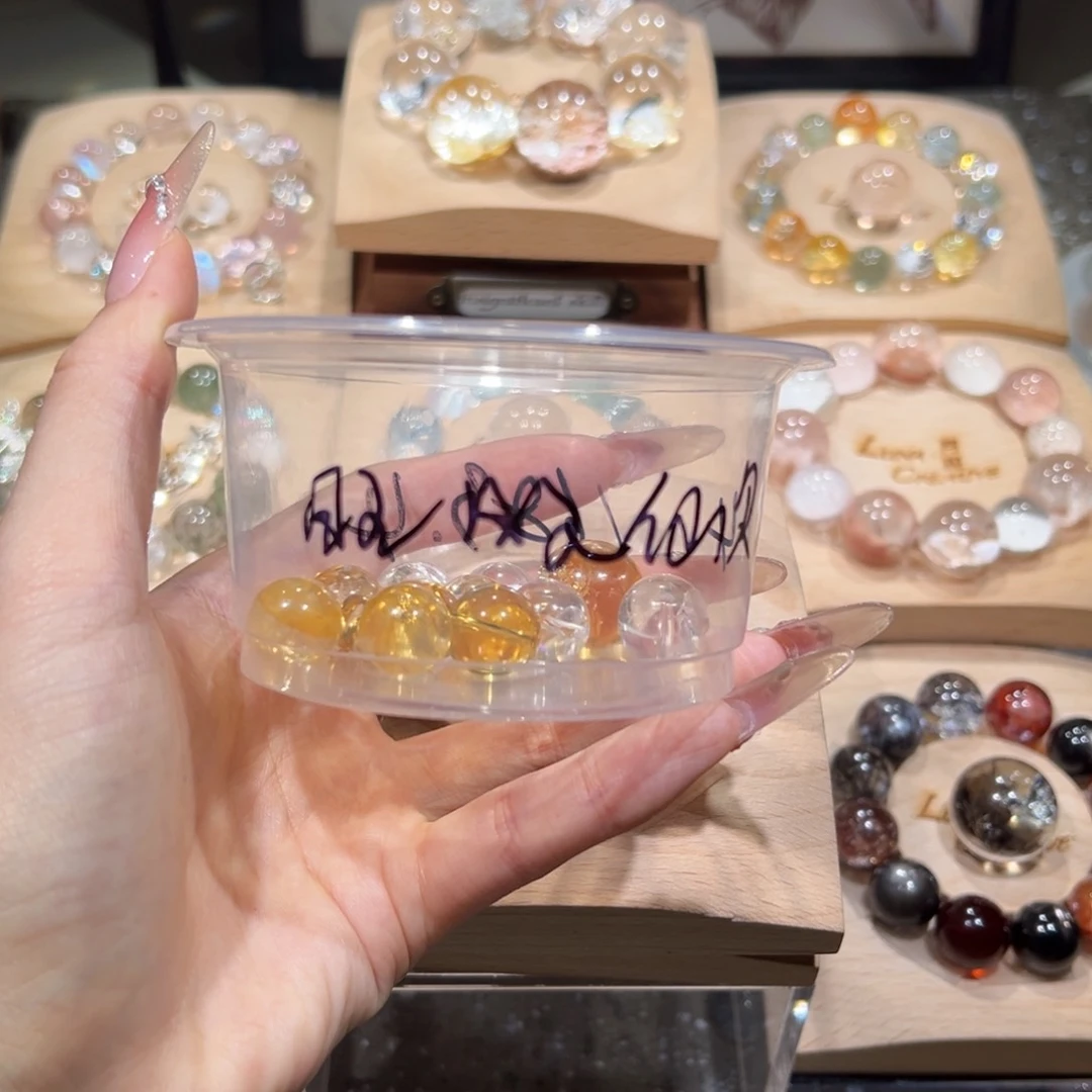 旺***被烟晶手链银S925镶嵌