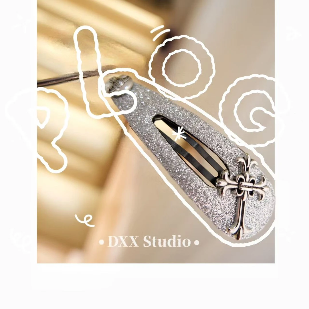 小众设计银色新单只bb夹发夹发饰47341