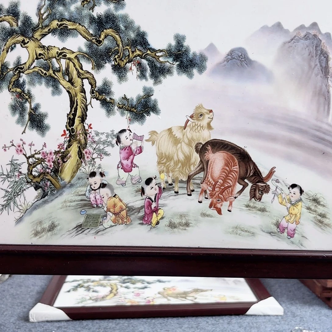 摆件景德镇陶瓷瓷板画