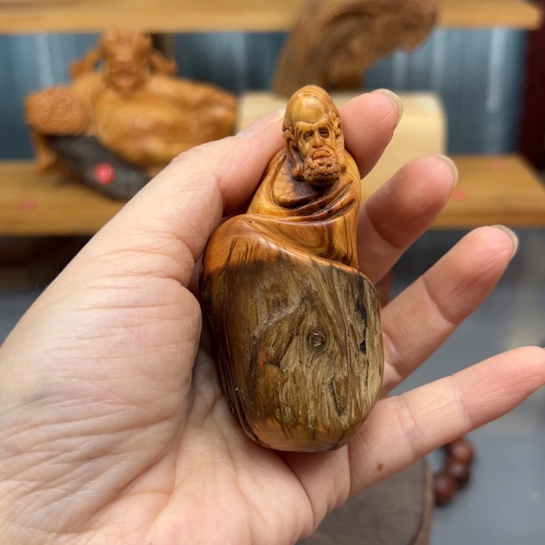 柏木崖柏木摆件手把件，28