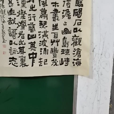 书法观沧海斗方。。。。。。。