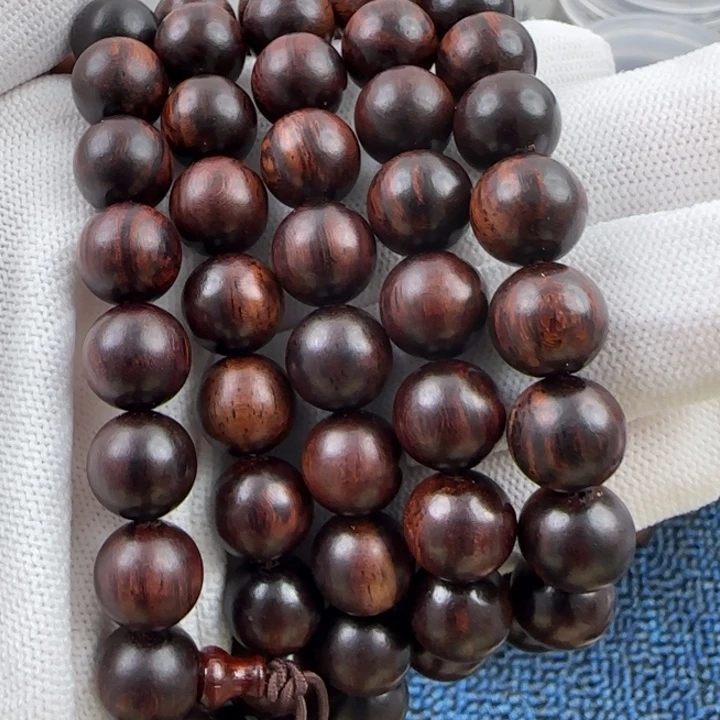 阿***龙降真香海南红将花梨公1.0多圈108