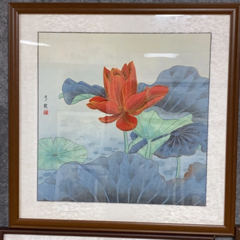 【闪购商品】国画手绘国画工笔带框