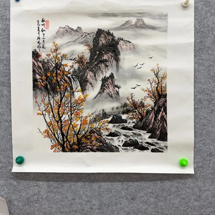 国画花鸟的翅膀和翅膀是一样