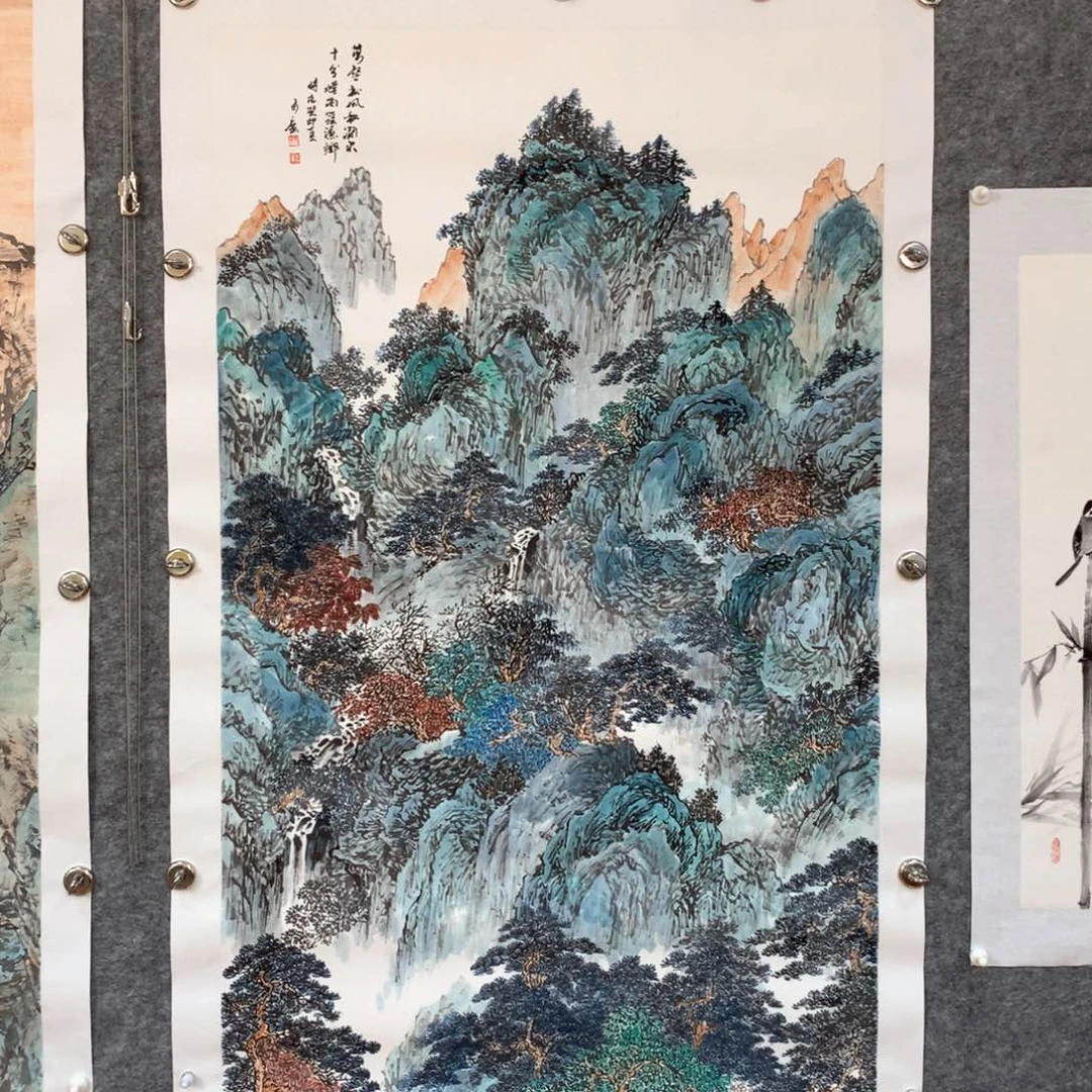 熙***堂国画山水作品欣赏