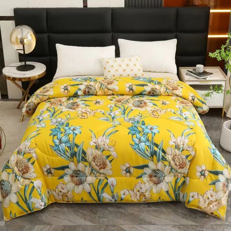 香港大牌出口[富婆专享]印花蚕丝棉被送礼袋运费险十五天试睡-1