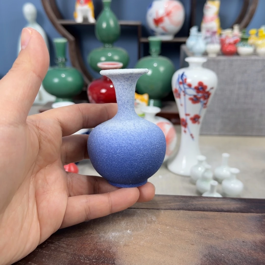 陶瓷手工小花器摆件